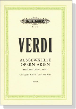 Verdi【Opern-Arien】Tenor Verdi【Opern-Arien】Tenor