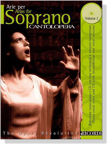 Cantolopera【CD+樂譜】Arie Per Soprano - Volume 2
