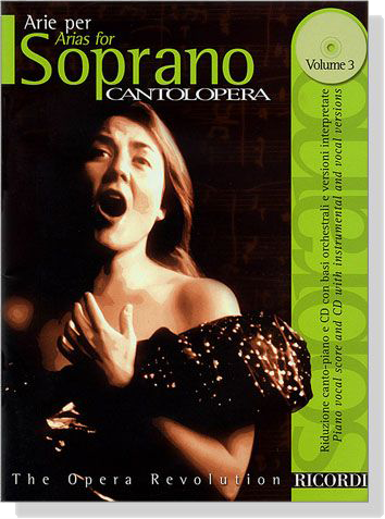 Cantolopera【CD+樂譜】Arie Per Soprano - Volume 3