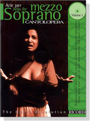 Cantolopera【CD+樂譜】Arie Per Mezzosoprano- Volume 2