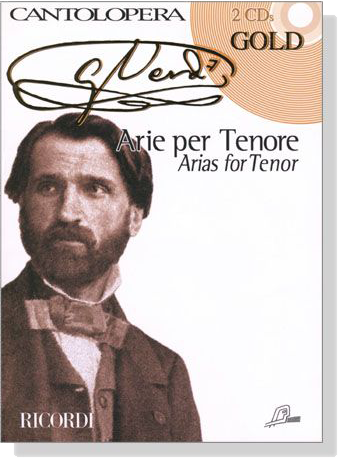 Verdi Gold【CD+樂譜】Arie per Tenore／Arias for Tenor