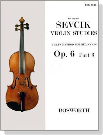 Sevcik Violin Studies【Op. 6 , Part 3】Violin Method For Beginners