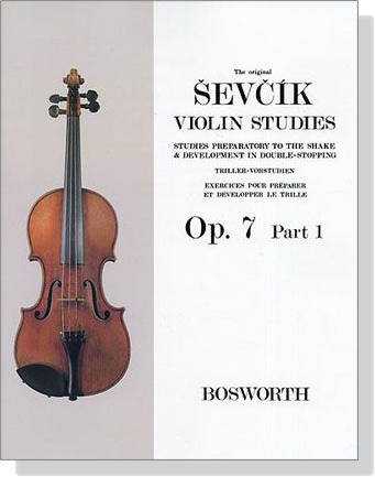 Sevcik Violin Studies【Op. 7 , Part 1】Preparatory to the Shake& Development in Double-Stopping