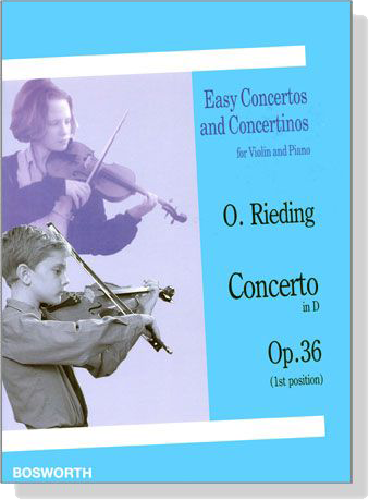 O. Rieding【Concerto in D , Op.36】for Violin and Piano (1st position)