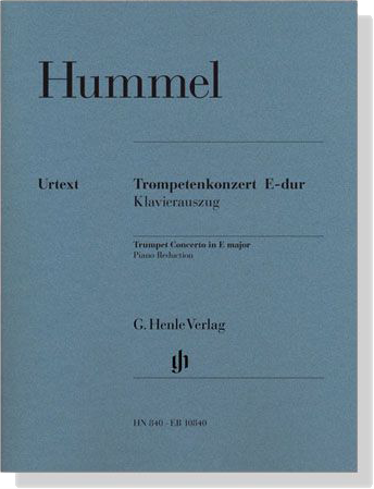 Hummel【Trompetenkonzert E-dur】Klavierauszug