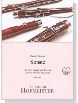 Bernd Casper【Sonate】für zwei fagotte und Klavier Bernd Casper【Sonate】für zwei fagotte und Klavier
