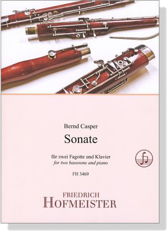 Bernd Casper【Sonate】für zwei fagotte und Klavier