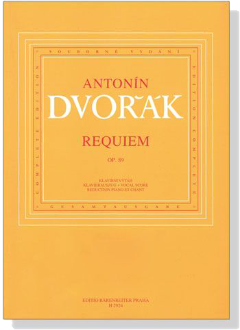 Antonin Dvorak【Requiem , Op. 89】Klavierauszug ,Vocal Score