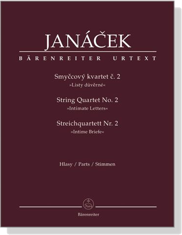 Janácek【String Quartet , No. 2 / Streichquartett Nr. 2】Intimate Letters Janácek【String Quartet , No. 2 / Streichquartett Nr. 2】Intimate Letters