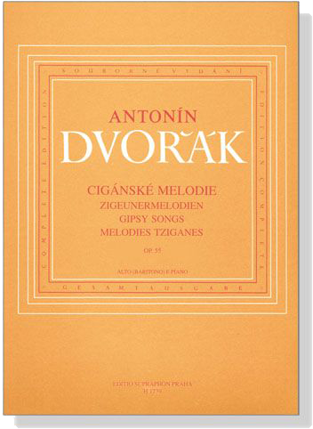 Dvorak【Ciganske Melodie , Op. 55】Alto (Baritono) e Piano