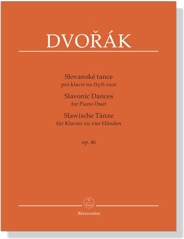 Dovorak【Slavonic Dances , Op. 46】for Piano Duet