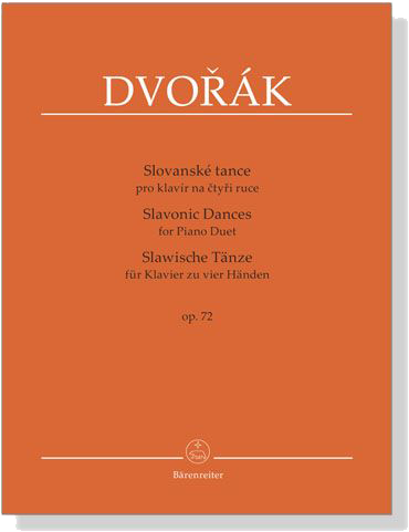 Dovorak【Slavonic Dances , Op. 72】for Piano Duet