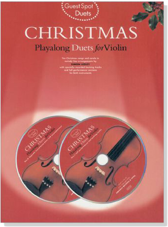 Guest Spot Duets  : Christmas Playalong For Violin【CD+樂譜】