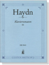 Haydn【Klaviersonaten Ⅲ】 Haydn【Klaviersonaten Ⅲ】