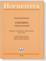 Gioacchino Rossini【Concerto】a Fagotto principale ,Ausgabe für Fagott und Klavier Gioacchino Rossini【Concerto】a Fagotto principale ,Ausgabe für Fagott und Klavier