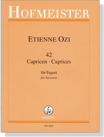 Etienne Ozi【42 Capricen】für Fagott
