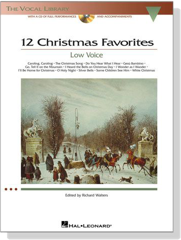 12 Christmas Favorites【CD+樂譜】Low Voice 12 Christmas Favorites【CD+樂譜】Low Voice
