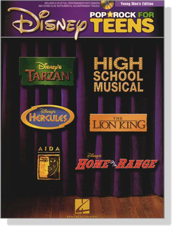 Disney Pop/Rock for Teens【CD+樂譜】Young Men's Edition Disney Pop/Rock for Teens【CD+樂譜】Young Men's Edition