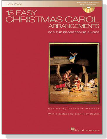 15 Easy Christmas Carol Arrangements【CD+樂譜】Low Voice 15 Easy Christmas Carol Arrangements【CD+樂譜】Low Voice