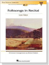Folksongs in Recital【CD+樂譜】Low Voice Folksongs in Recital【CD+樂譜】Low Voice