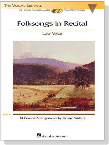 Folksongs in Recital【CD+樂譜】Low Voice