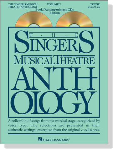 The Singer's Musical Theatre Anthology , Volume 2【CD+樂譜】Tenor
