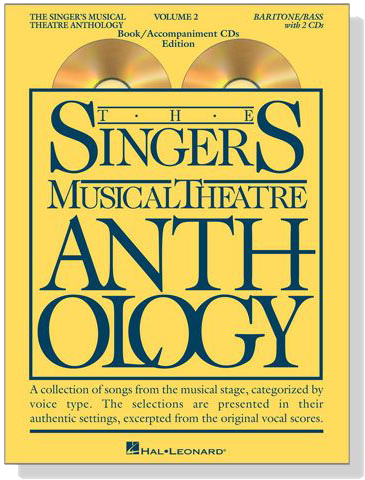 The Singer's Musical Theatre Anthology , Volume 2【CD+樂譜】Baritone／Bass