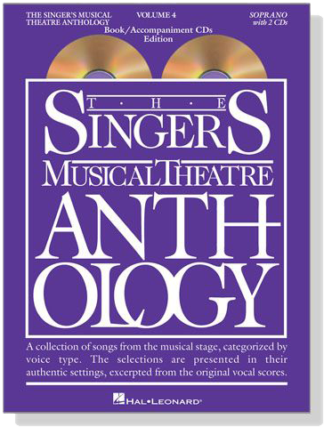 The Singer's Musical Theatre Anthology , Volume 4【CD+樂譜】Soprano