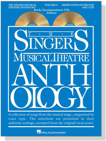 The Singer's Musical Theatre Anthology , Volume 4【CD+樂譜】Mezzo-Soprano／Belter