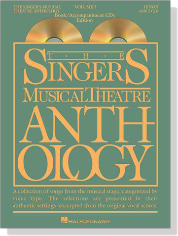 The Singer's Musical Theatre Anthology , Volume 5【CD+樂譜】Tenor