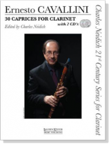 Ernesto Cavallini【30 Caprices】for Clarinet with 2 CD's Ernesto Cavallini【30 Caprices】for Clarinet with 2 CD's