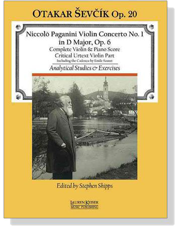 Otakar Sevcik Op.20 / Paganini【Violin Concerto No. 1 in D Major】Complete Violin and Piano Score , Analytical Studies& Exercises