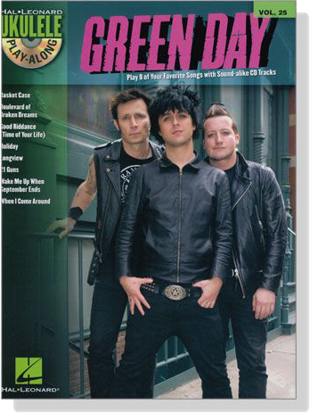 Green Day - Hal Leonard Ukulele Play-Along , Volume 25