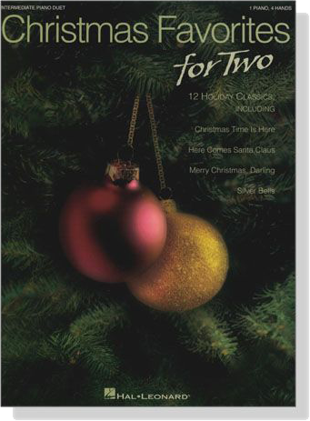 Christmas Favorites for Two【Intermediate Piano Duet】