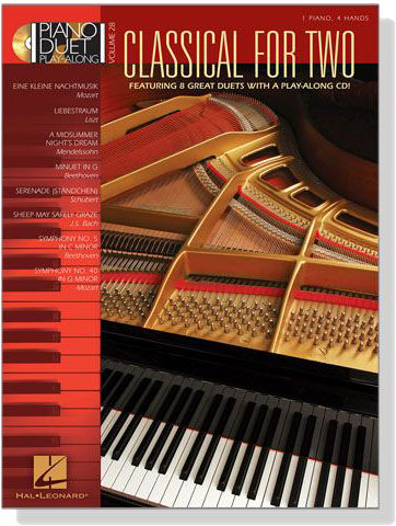 Classical for Two【CD+樂譜】Piano Duet Play-Along , Volume 28 Classical for Two【CD+樂譜】Piano Duet Play-Along , Volume 28