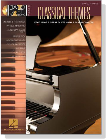 Classical Themes【CD+樂譜】Piano Duet Play-Along , Volume 40