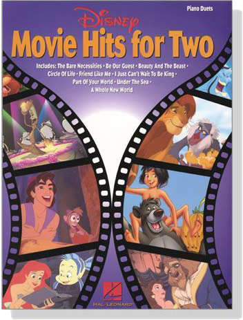 Disney【Movie Hits For Two】Piano Duets