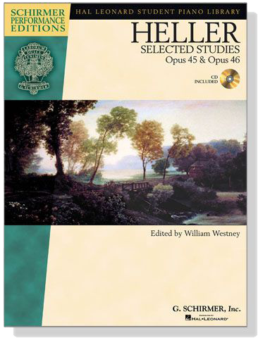 Heller【CD+樂譜】Selected Studies , Opus 45 & Opus 46 for Piano