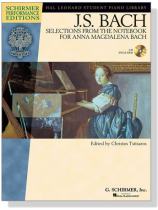 J.S. Bach【CD+樂譜】Selections from the Notebook for Anna Magdalena Bach Piano J.S. Bach【CD+樂譜】Selections from the Notebook for Anna Magdalena Bach Piano