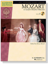 Mozart【CD+樂譜】15 Easy Piano Pieces