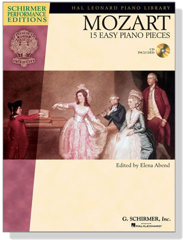 Mozart【CD+樂譜】15 Easy Piano Pieces Mozart【CD+樂譜】15 Easy Piano Pieces