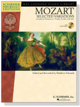 Mozart【CD+樂譜】Selected Variations for Piano