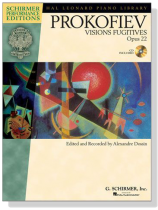 Prokofiev【CD+樂譜】Visions Fugitives , Opus 22  for Piano