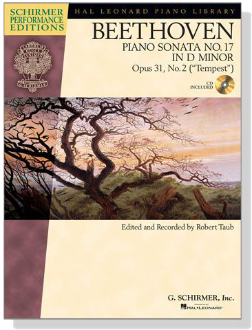 Beethoven【CD+樂譜】Piano Sonata No. 17 in D Minor, Op. 31, No. 2 (Tempest)