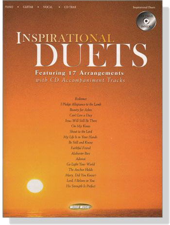 Inspirational Duets , Piano‧Guitar‧Vocal‧CD Trax