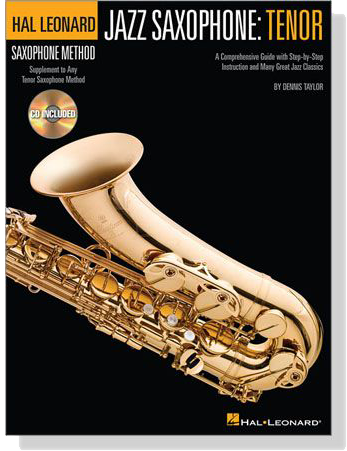 Jazz Saxophone : Tenor 【CD+樂譜】