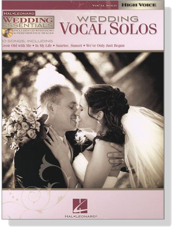 Wedding Vocal Solos , Wedding Essentials【CD+樂譜】Vocal Solo‧High Voice