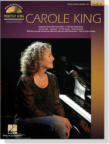 Carole King【CD+樂譜】Hal Leonard Piano Play-Along , Volume 106