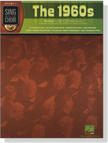 The 1960s【CD+樂譜】Sing With The Choir Vol. 5