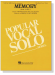 Memory (from CATS) Vocal Solo with Piano Accompaniment , Medium Low Voice Memory (from CATS) Vocal Solo with Piano Accompaniment , Medium Low Voice